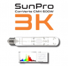 Výbojka SunPro  ConVerte CMH 600W/E40/3K, květové spektrum