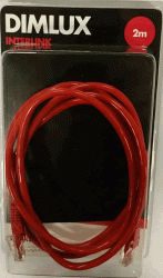 Propojovací kabel - červený, 5m