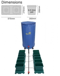 Autopot Easy2grow Kit s 12 květináči, včetně FlexiTank 100L