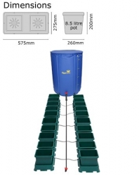 Autopot Easy2grow Kit s 20 květináči, včetně FlexiTank 225L