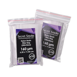 Secret Smoke Rosin bag 160mic, 6,35 x 11,43cm,  balení 10ks