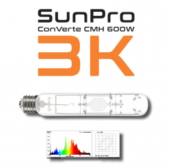 Výbojka SunPro  ConVerte CMH 600W/E40/3K, květové spektrum
