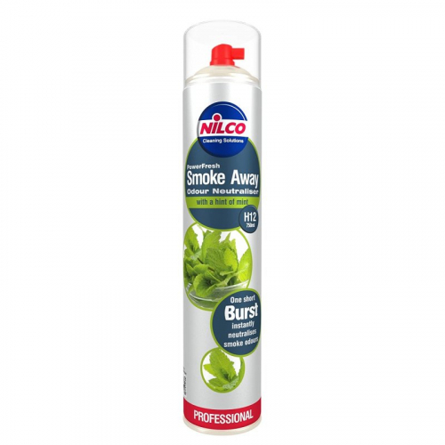 OSVĚŽOVAČ VZDUCHU NILCO POWERFRESH Smoke Away, 750 ml, vůně mint proti kouři.