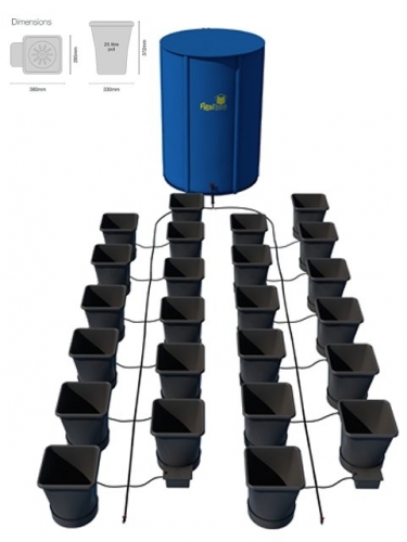 Autopot 1Pot XL se 24 květináči, včetně Flexitank 400L