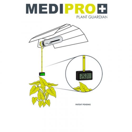 MediPro s Thermo/Hygro, nastavitelný 10- 50 cm