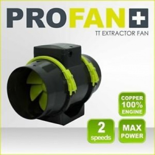 Garden High PRO - PROFAN TT Extractor Fan 150mm - 405/520m3, 2 rychlosti