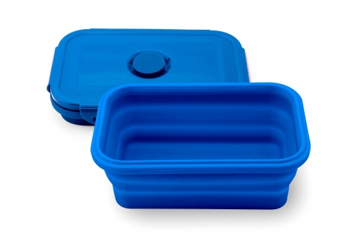 Blue Collapsible Silicone Bowl Scale 200g/0,01g, Kapesní váha