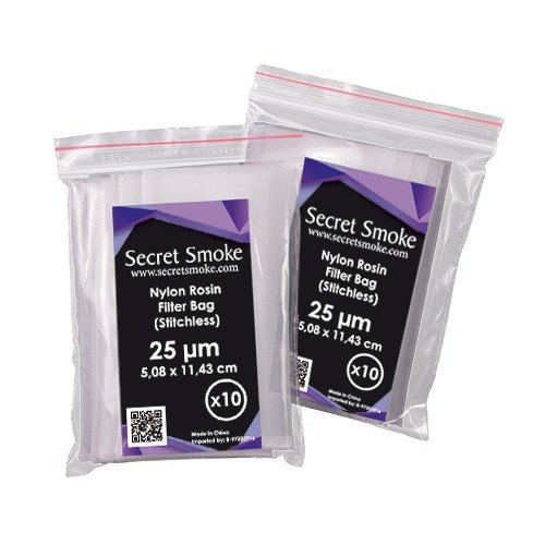 Secret Smoke Rosin bag 25mic, 5,08 x 11,43cm,  balení 10ks