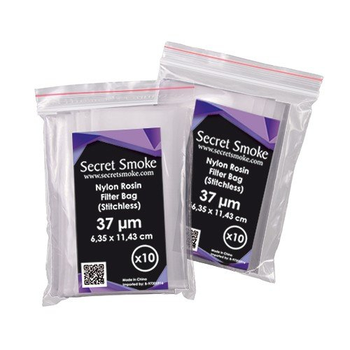 Secret Smoke Rosin bag 37mic, 6,36 x 11,43cm,  balení 10ks