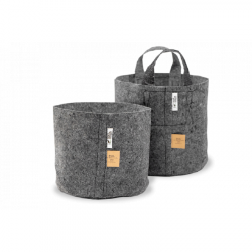 Root Pouch Grey - textilní květináč, 16l.